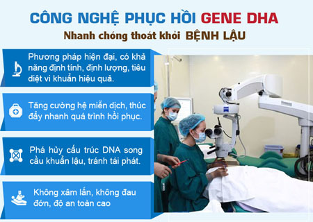 Điều trị lậu hiệu quả bằng liệu pháp DHA