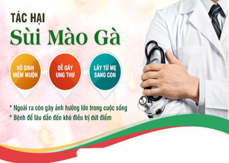 tác hại của sùi mào gà